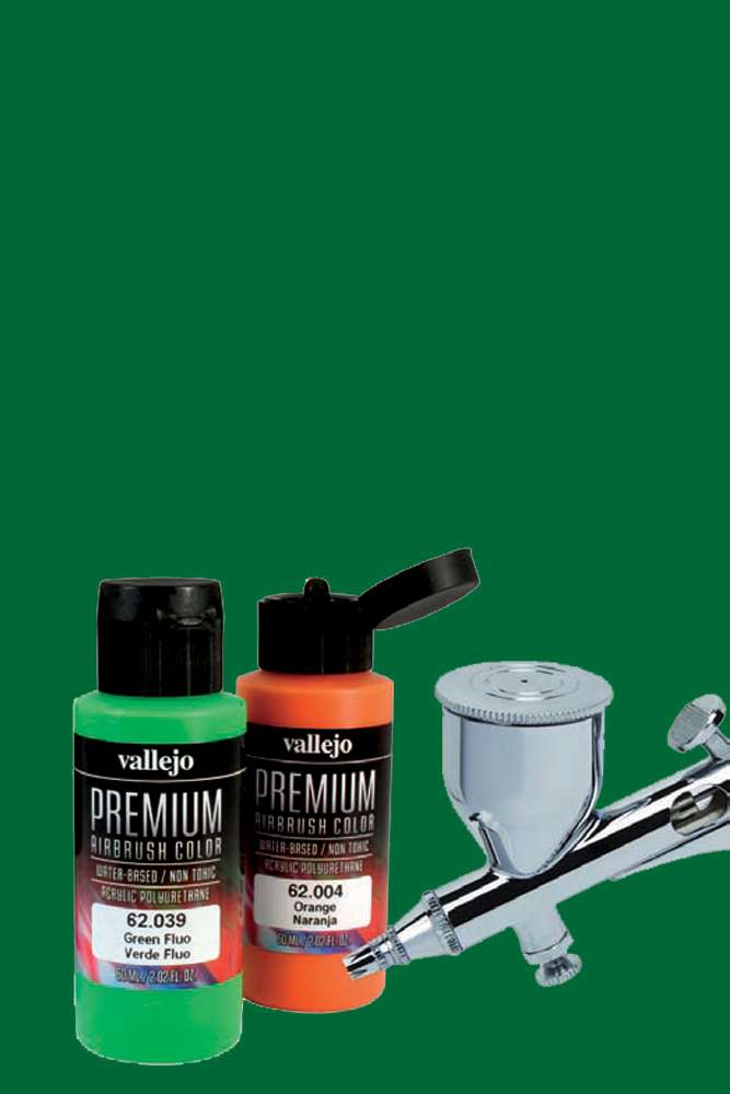 VALLEJO PREMIUM AIRBRUSH BASIC GREEN 62013 COLORI VALLEJO