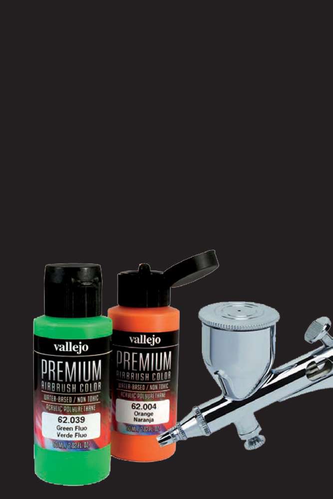 VALLEJO PREMIUM AIRBRUSH BLACK 62020 COLORI VALLEJO