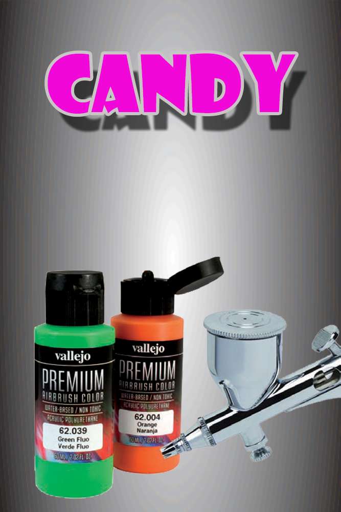 VALLEJO PREMIUM AIRBRUSH CANDY BLACK 62079 COLORI VALLEJO
