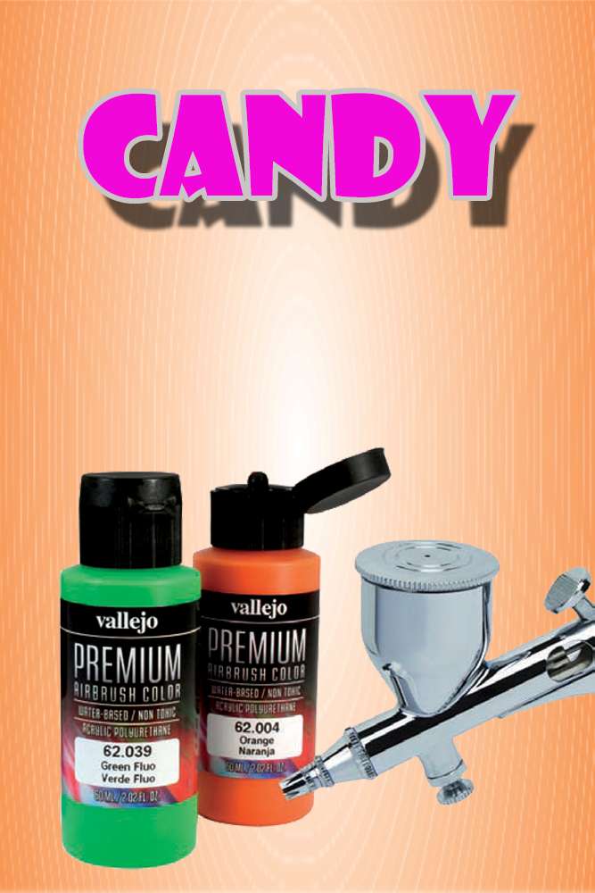 VALLEJO PREMIUM AIRBRUSH CANDY DARK YELLOW 62072 COLORI VALLEJO