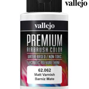 VALLEJO PREMIUM AIRBRUSH MATT VARNISH 62062 COLORI VALLEJO