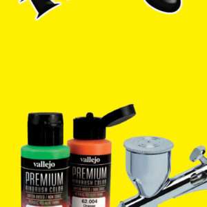 VALLEJO PREMIUM AIRBRUSH YELLOW FLUO 62031 COLORI VALLEJO