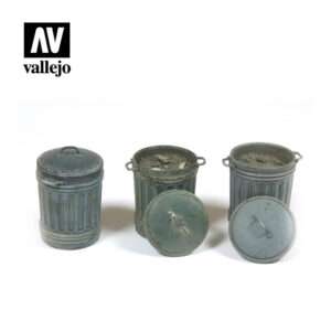 VALLEJO VALLEJO SCENICS GARBAGE BINS 1 SC212 ACCESSORI PER MODELLISMO VALLEJO