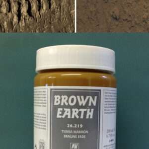 VALLEJO VALLEJO TEXTURE BROWN EARTH 26219 COLORI VALLEJO