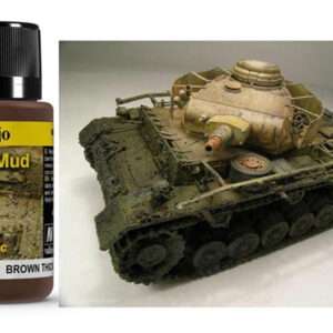 VALLEJO WEATHERING BROWN THICK MUD 40ML 73811 COLORI VALLEJO