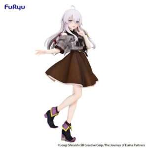Wandering Witch: The Journey Of Elaina Trio-try-it Pvc Statua Elaina Brown Outfit Ver. 22 Cm Furyu