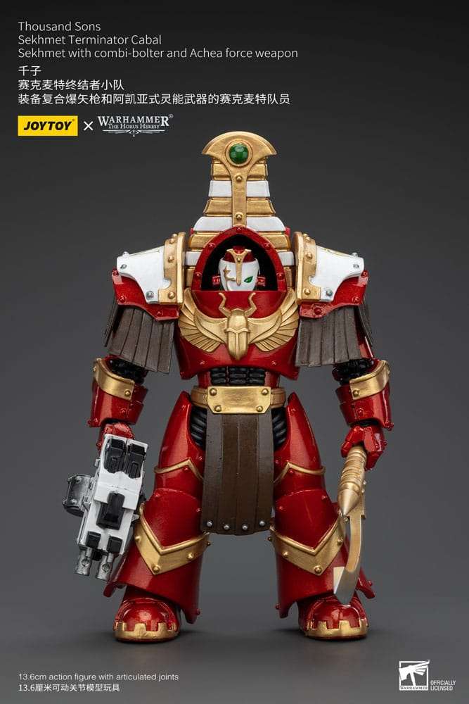 Warhammer The Horus Heresy Action Figura 1/18 Thousand Sons Sekhmet Terminator Cabal Sekhmet Con Combi-bolter E Achea Force