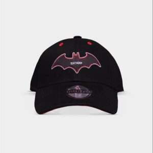 Warner Batman Cappello Curvo Nero E Rosso Difuzed