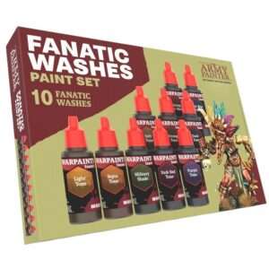 Warpaints Fanatic: Washes Paint Set Colori Modellismo Army Painter