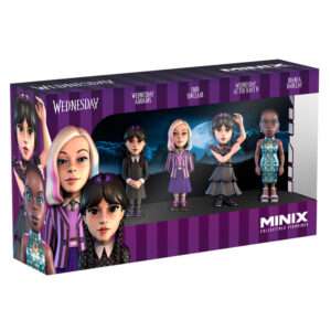 Wednesday Minix pack 4 figures 7cm Minix
