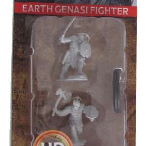 Wizkids D&d Nolzur Mum Earth Genasi Male Fighter Gioco Di Ruolo