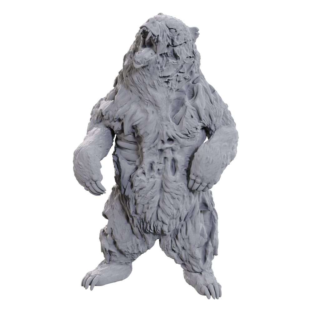 Wizbambino Deep Cuts Unpainted Miniature Zombie Grizzly Bear Wizbambino