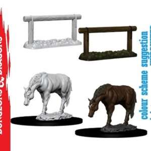 Wizkids Wizkids Um Horse & Hitch Miniature E Modellismo