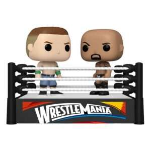 Wwe Pop Moment! Vinile Figures 2-pack Cena Vs Rock 9 Cm Funko