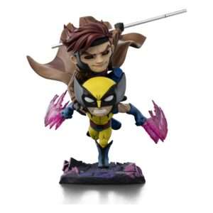 X-men 97 Mini Co. Pvc Figura Gambit E Wolverine 23 Cm Iron Studios