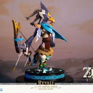 Zelda Breath Of The Wild Revali Statua Pvc 27cm First4figures Scatola Rovinata