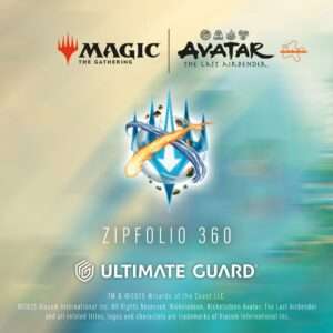 Zipfolio 360 Xenoskin Magic: The Gathering "Avatar: The Last Airbender" - Blue Main Character Ultimate Guard