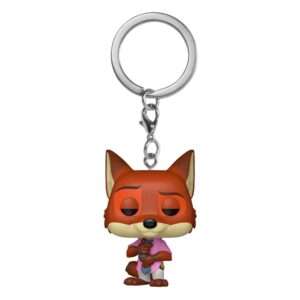 Zootopia 2 Pocket Pop! Vinile Portachiavis 4 Cm Nick Wilde  Funko