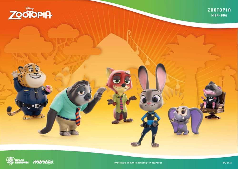 Zootopia Mini Uova Attack Blind Box Figures Series 10 Cm Beast Kingdom Toys