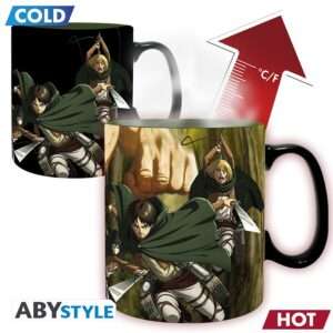 Attack On Titan - Tazza Heatchange -460ml- Titan Eren S3x2* See Muga436