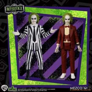 Beetlejuice 5 Points Action Figures 10 Cm  Mezco Toys