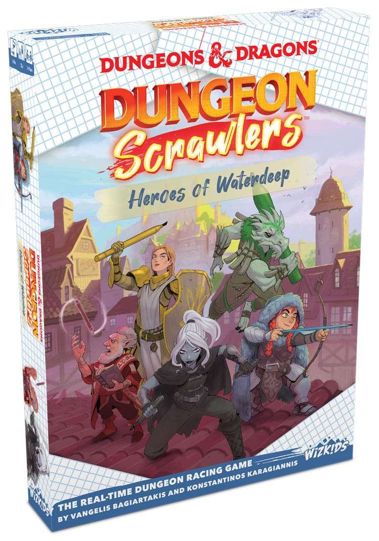 Dungeons & Dragons: Dungeon Scrawlers - Heroes Of Waterdeep Strategy Game *english Version* Wizbambino
