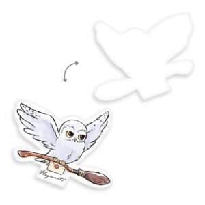 Harry Potter Cuscino Hedwig Flying 38 Cm Herding