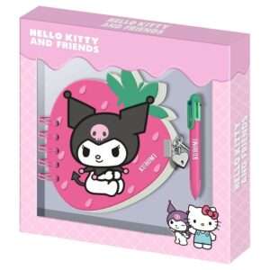 Hello Kitty E Friends Kuromi Cannucciaberry Diario + Pen Karactermania