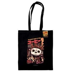 Ilustrata Black Coffee Attack Borsa Portatutto Borsa Pyramid International