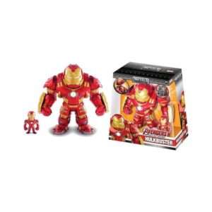 Jada Toys 2 Personaggi Iron Man Con Armatura Hulkbustoer 15 E 3 Cm Die Cast