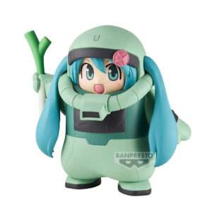 Mobile Suit Gundam Hatsune Miku 45th Anniversary Figura 15cm Banpresto