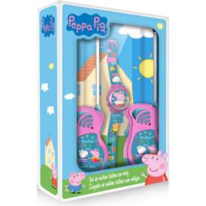 Peppa Pig Digital Watch Set + Walkie Talkie Bambino Licensing