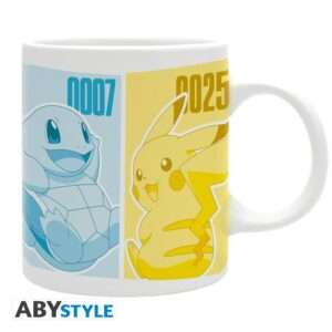 Pokemon - Tazza - 320 Ml - Pikachu & Kanto Starters - Subli