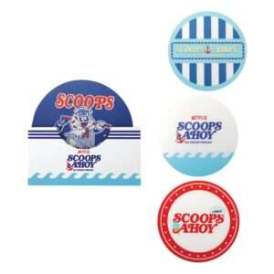 Stranger Things Scoops Ahoy Sottobicchiere 4-pack Cinereplicas