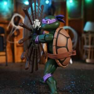 Tartarughe Ninja (cartoon) Action Figura Ultimate Donatello Vhs 18 Cm Neca