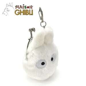 Totoro Small White Funwari Mini Borsellino Portamonete Studio Ghibli