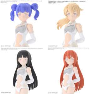 30MS Model Kit Opzioni Capelli Hair Style Bandai