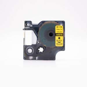 Nastro Compatibile (12mm x 7mt) Nero/Giallo