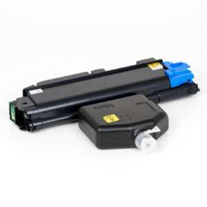 Cartuccia Toner Compatibile Ciano + Vaschetta Recupero