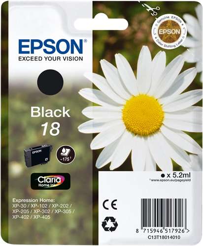Cartuccia Ink Originale Nero (18)