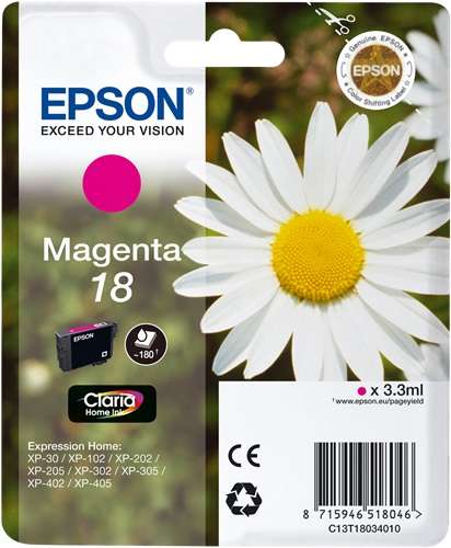 Cartuccia Ink Originale Magenta (18)