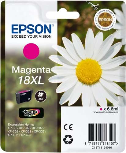Cartuccia Originale Magenta (18XL)