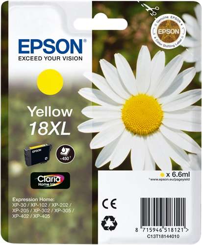 Cartuccia Originale Giallo (18XL)