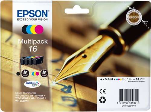 Multipack Originale B/C/M/Y (16)