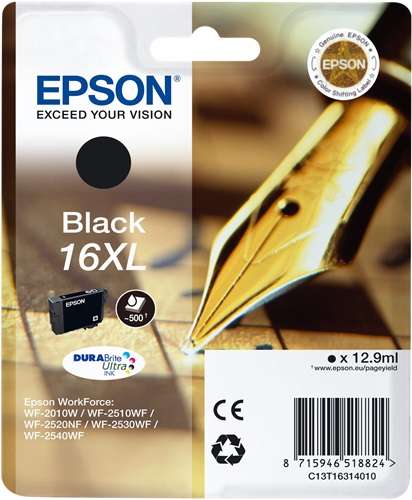 Cartuccia Originale Nero (16XL)