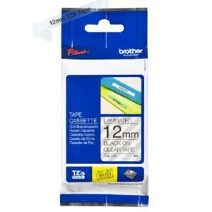 Nastro Originale (12mm x 8mt) Nero/Trasparente