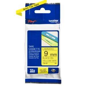 Nastro Originale (9mm x 8mt) Nero/Giallo