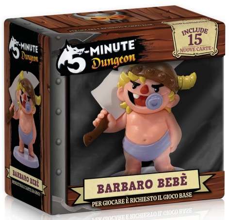 5-Minute Dungeons - Barbaro Bebè - Espansione Gioco da Tavolo (ITA) - DV Giochi