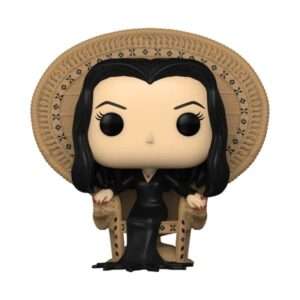 Addams Family Pop! Deluxe Vinile Figura Morticia in Chair 9 Cm Funko