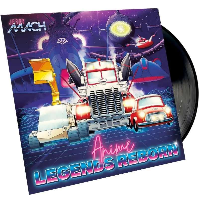 Anime Legends Reborn 33rpm Vinile Disco Vinile Tele 80